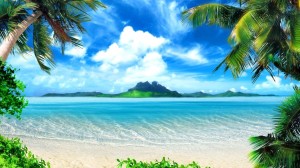Paradise Beach Summer 04 Wallpaper