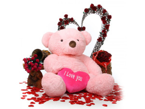 Pink Teddy Bear Wallpaper