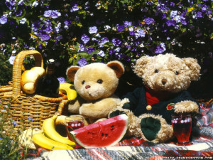 Teddy Bear And Family Wallpaper