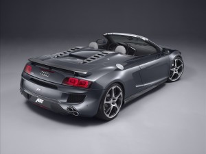 Audi R8 Spyder Back Wallpaper