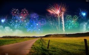 Firework Party Wallpaper HD