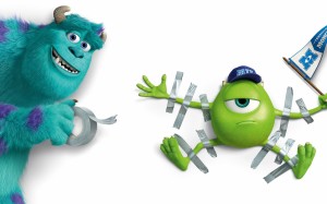 Mike and Sulley Monsters University Wallpaper