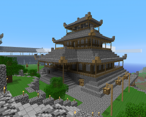 Minecraft House HD Wallpaper Background