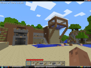 Wallpaper Minecraft House HD Picture