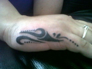 Cheryl Cole Tatto Photo