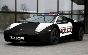 Lamborghini Aventador Police Car Wallpaper HD