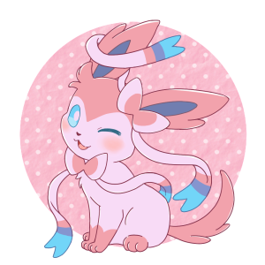 Cute Sylveon Fairy Pokemon X