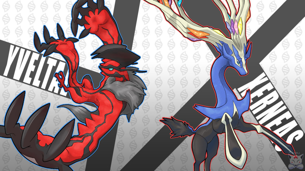 Xerneas and Yveltal Fairy Pokemon X