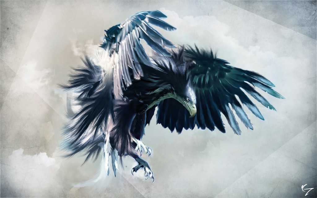 Abstract Eagle Art Wallpaper