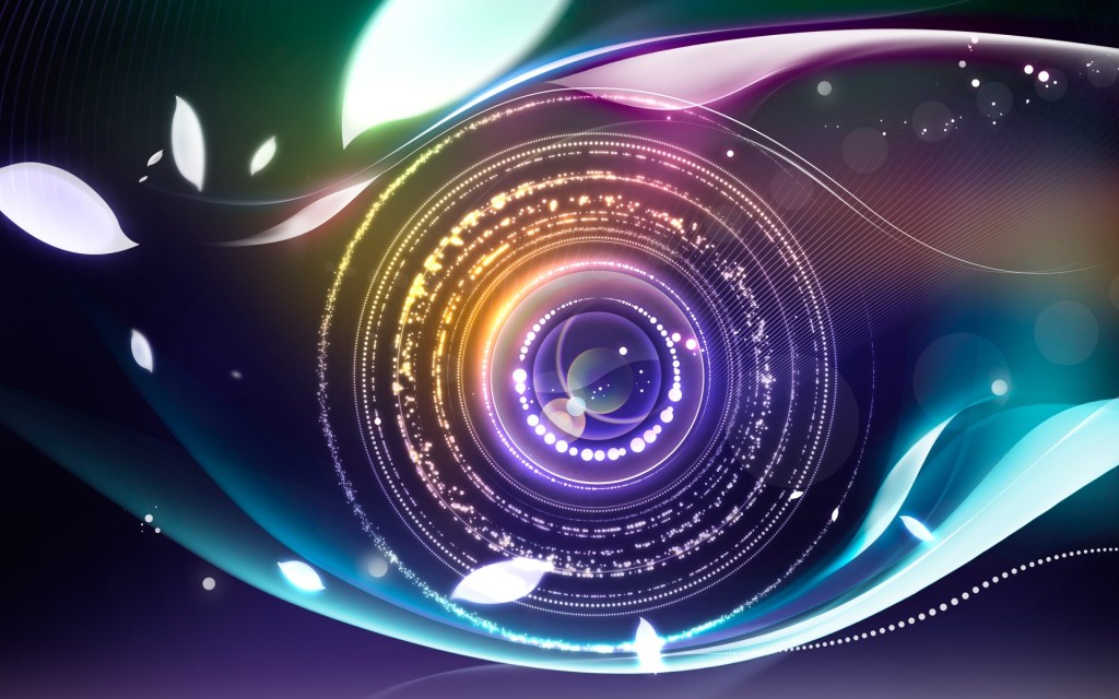 Cool Eyes Abstract Wallpaper