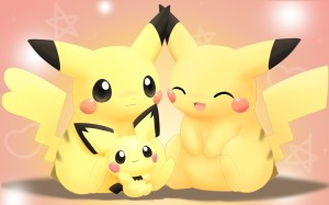 Pokemon Pikachu Family Wallpaper