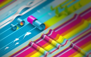 Rainbow Abstract Design