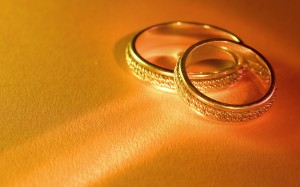 Wedding Gold RIng Wallpaper