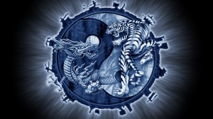 Yin Yang Dragon Wallpaper