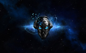 Black Robot Wallpaper HD