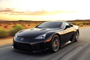Black Supercar Lexus LFA HD Wallpaper