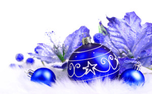 Blue Christmas Light Wallpaper