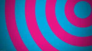 Circle Red and Blue Wallpaper