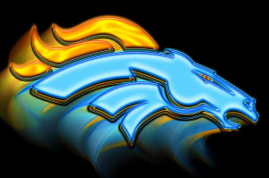 Denver Broncos Logo 3D Wallpaper