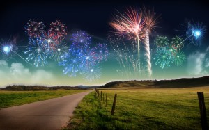 Fireworks Cretive Design wallpaper HD