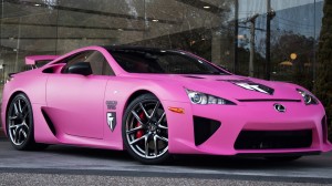 Pink Lexus LFA HD Wallpaper