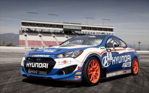Race Car Hyundai Genesis Coupe 2013 Wallpaper
