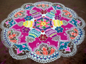Rangoli Design Dawali