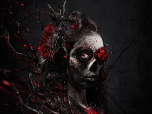 Scary Catrina HD Wallpaper