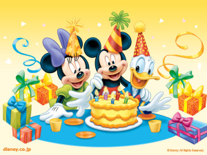 Happy Birthday Mickey Mouse Wallpaper