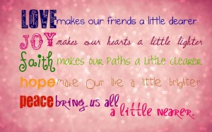 Pink Love Quotes Wallpaper