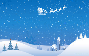 Santa Claus Winter Wallpaper