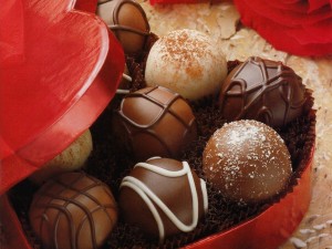 Chocolate valentine Day Wallpaper