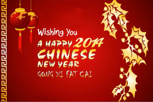 Gong Xi Fa Cai 2014 HD Wallpaper