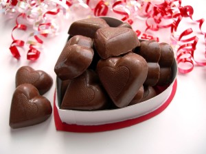 Love Hearth Valetine Chocolate Wallpaper