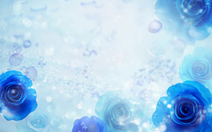 Smooth Wallpaper Blue Rose