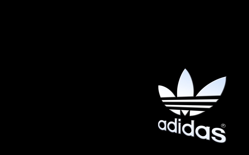 Adidas Logo Black Background