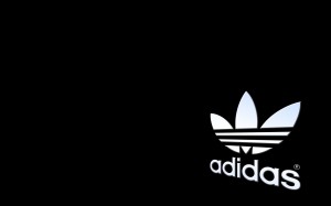 Adidas Logo Black Background