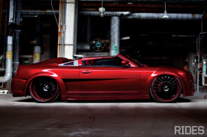 Red Chrysler 300 Modification Cars Wallpaper