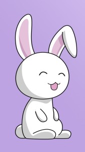 Rabbit Purple Phone Backgrounds Wallpaper