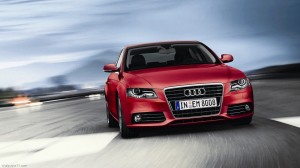 Red Car 2014 Audi A4 Wallpaper HD