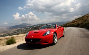 Red Car Ferrari California Wallpaper HD