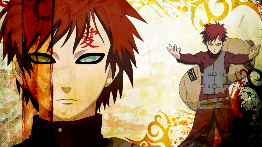 Sabakuno Gaara Anime Wallpaper
