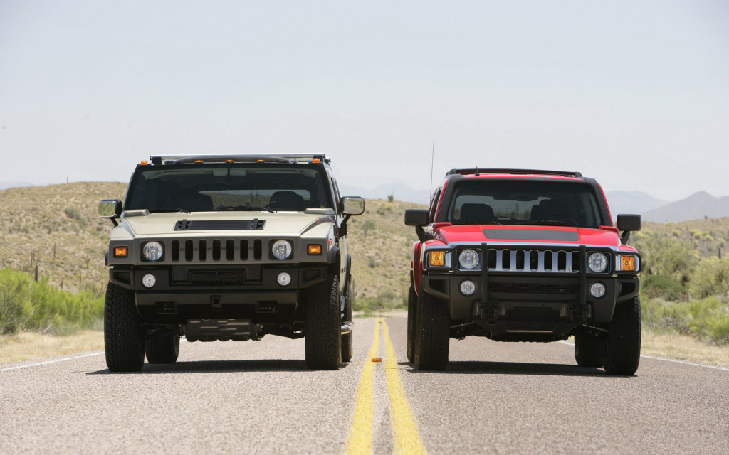 Suvs Hummer H2 and H3 Car Wallpaper